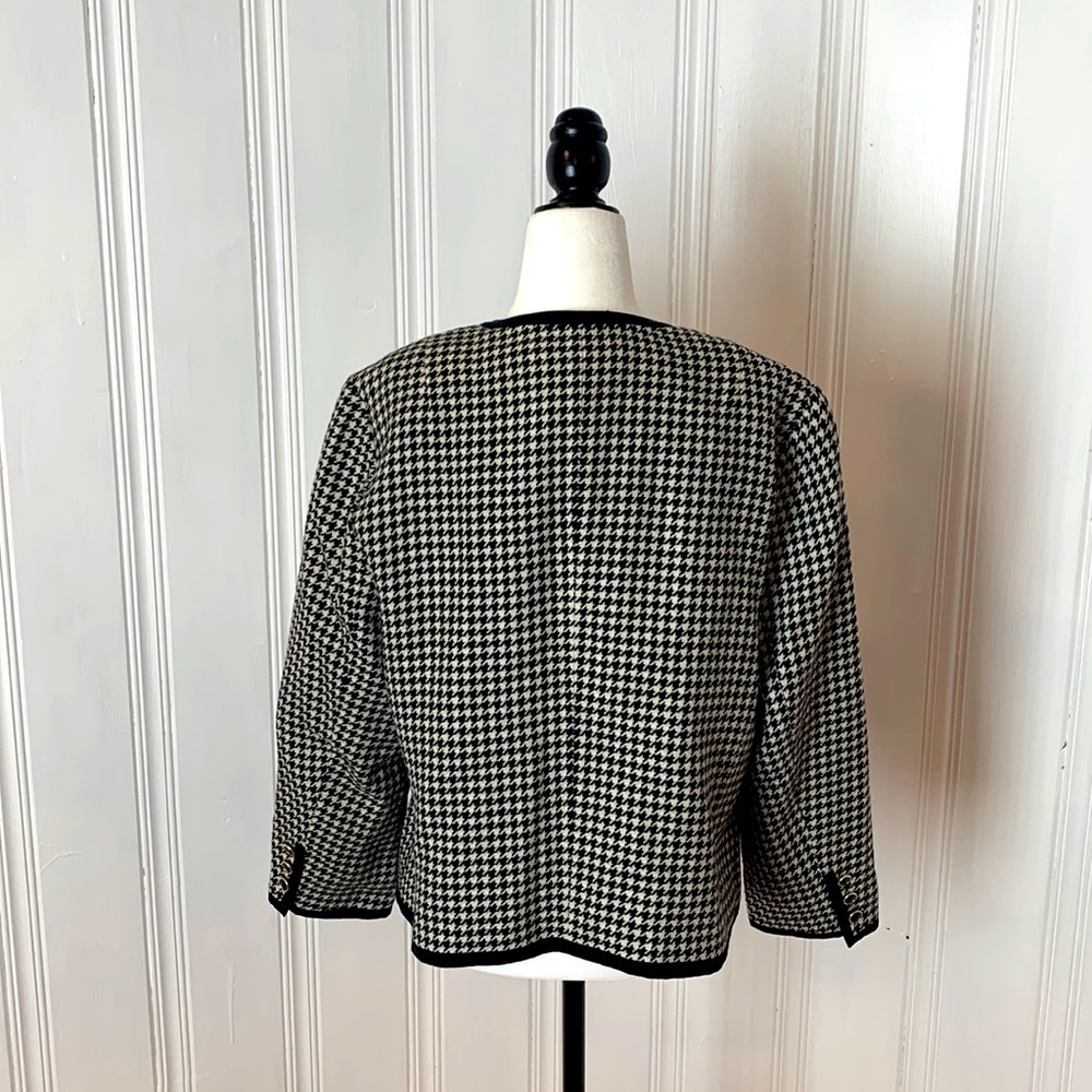 BASLER vintage houndstooth blazer - Picture 4 of 9